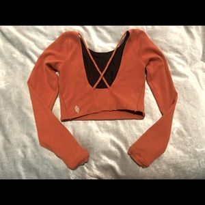 Free people orange top